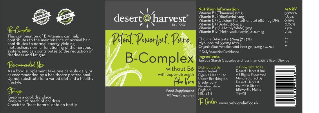 DESERT HARVEST B-COMPLEX CAPSULES