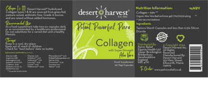 DESERT HARVEST COLLAGEN SUPPLEMENTS