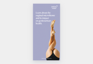 Image of Pelvic Relief Vaginal Microbiome Trifold