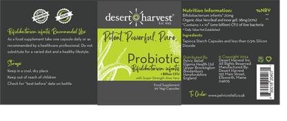 DESERT HARVEST PROBIOTIC (1 BILLION CFU) SUPPLEMENT