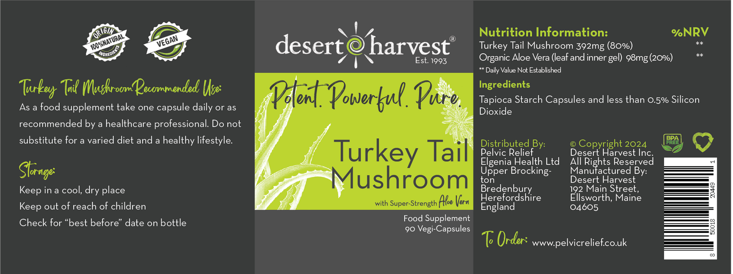 DESERT HARVEST TURKEY TAIL MUSHROOM