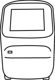 Molecular testing machine illustration