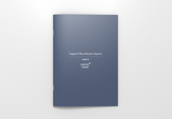 Pelvic Relief vaginal microbiome sample report